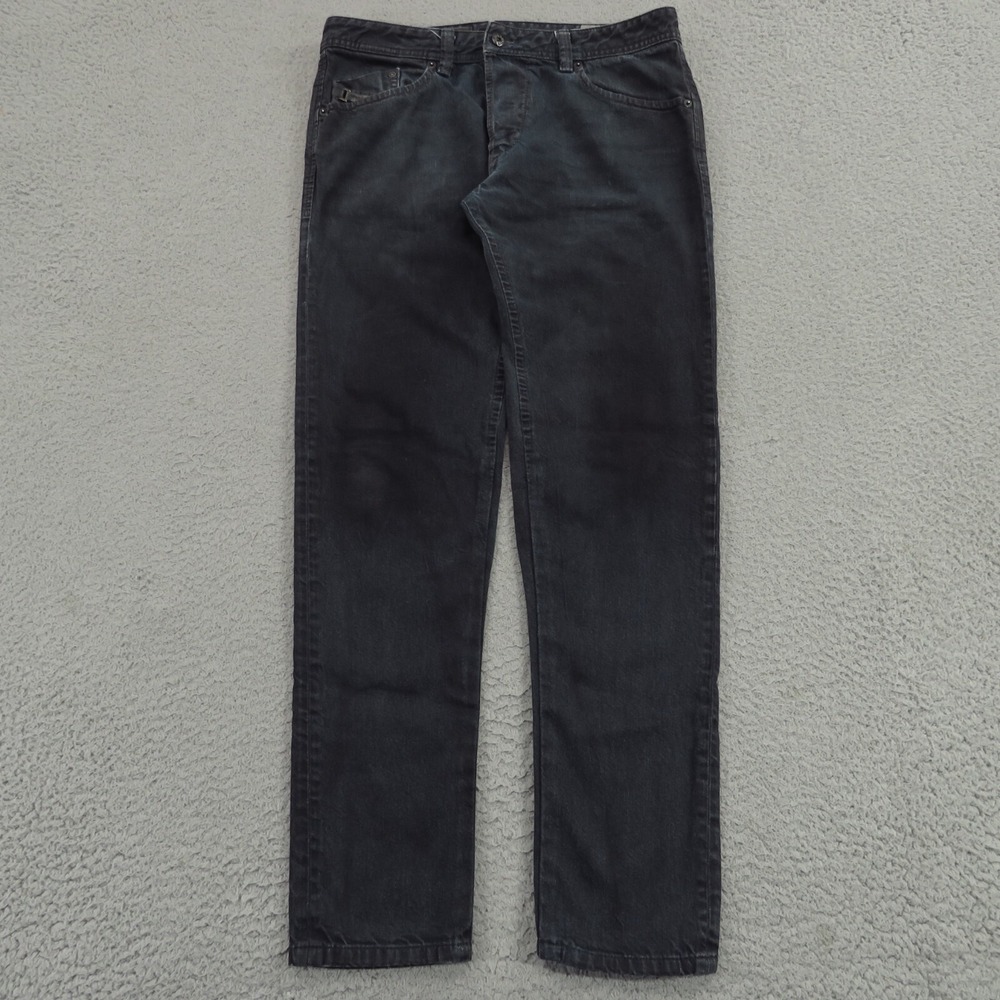 Diesel Darron Mens Jeans 31 Regular Slim Tapered Indigo Distressed 0816V 32x30